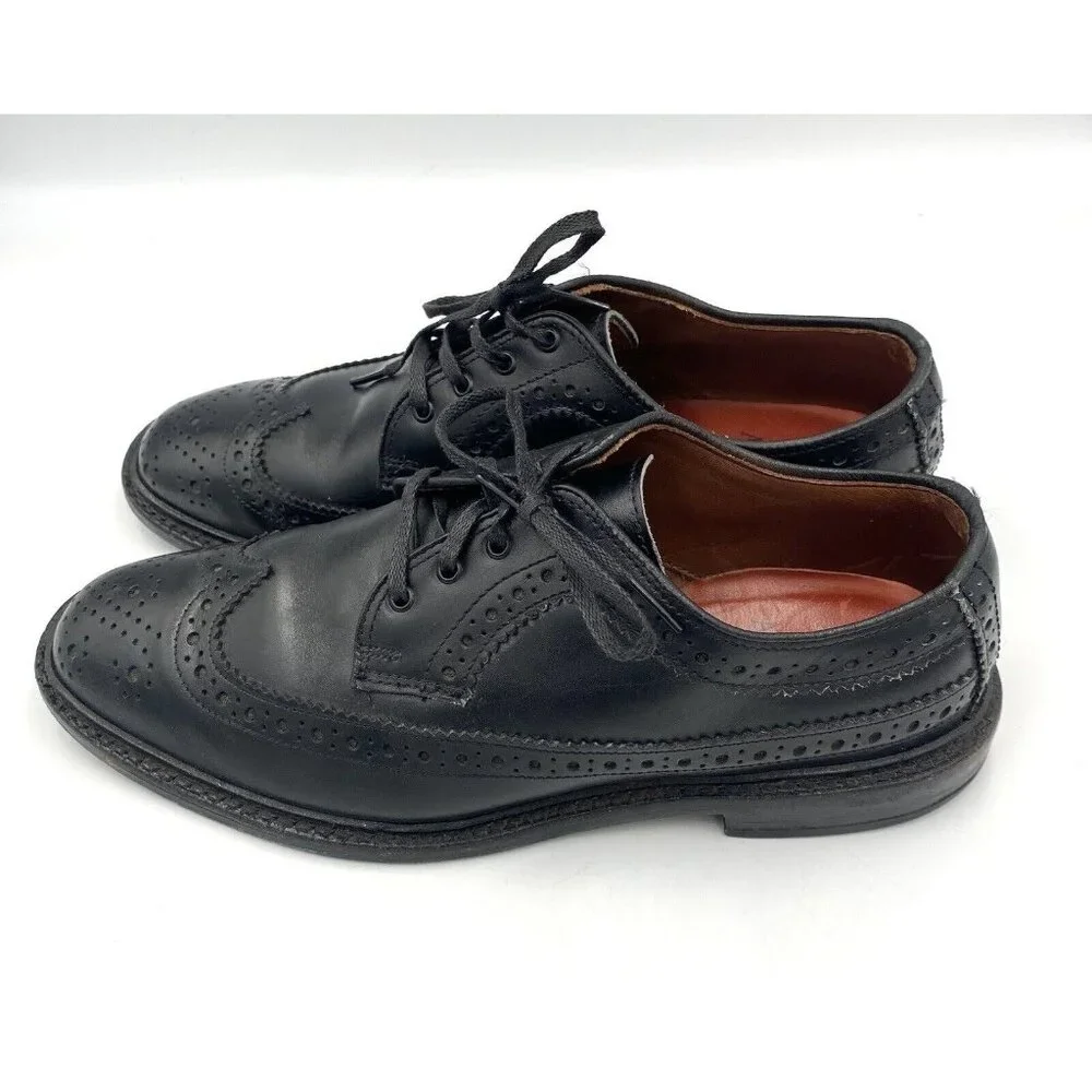 Allen Edmonds Men’s Regent Street Wingtip Brogue Oxford Dress Shoe Black Size 8D